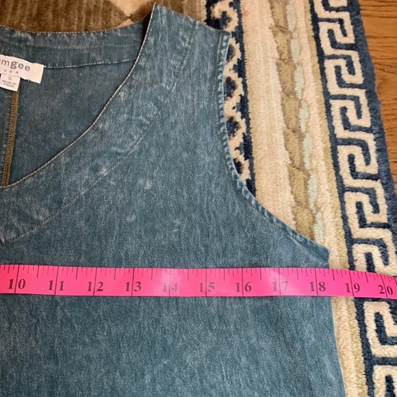 UMGEE distressed chambray dress - Picture 6 of 8